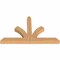 Ekena Millwork Richland Timber Gable Bracket, Western Red Cedar, 72"W x 45"H x 5 1/2"D x 5 1/2"F, 15/12 Pitch GBW072X45X0606RIC00SWR - alternate 3